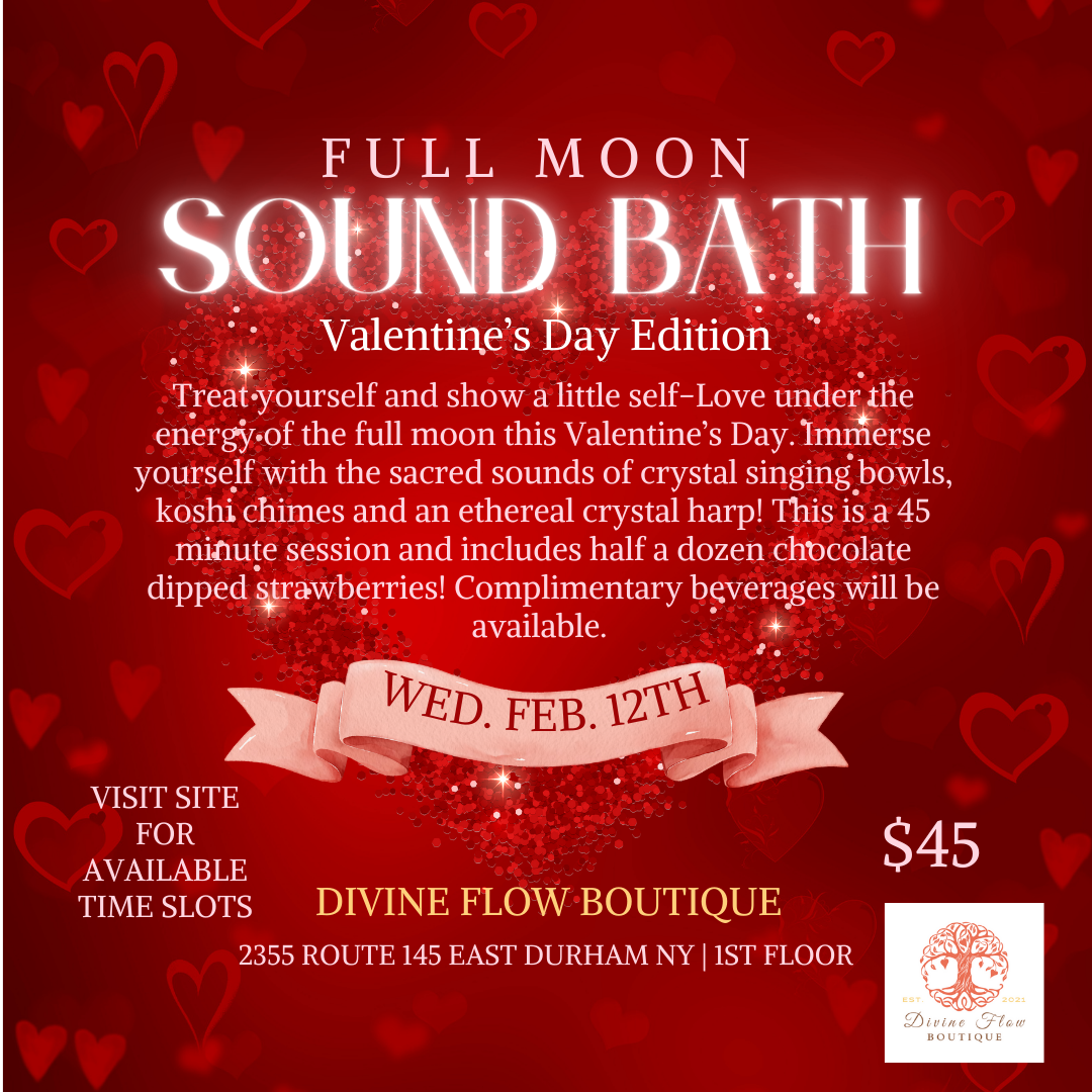 Full Moon Sound Bath Valentine's Day Edition Great Northern